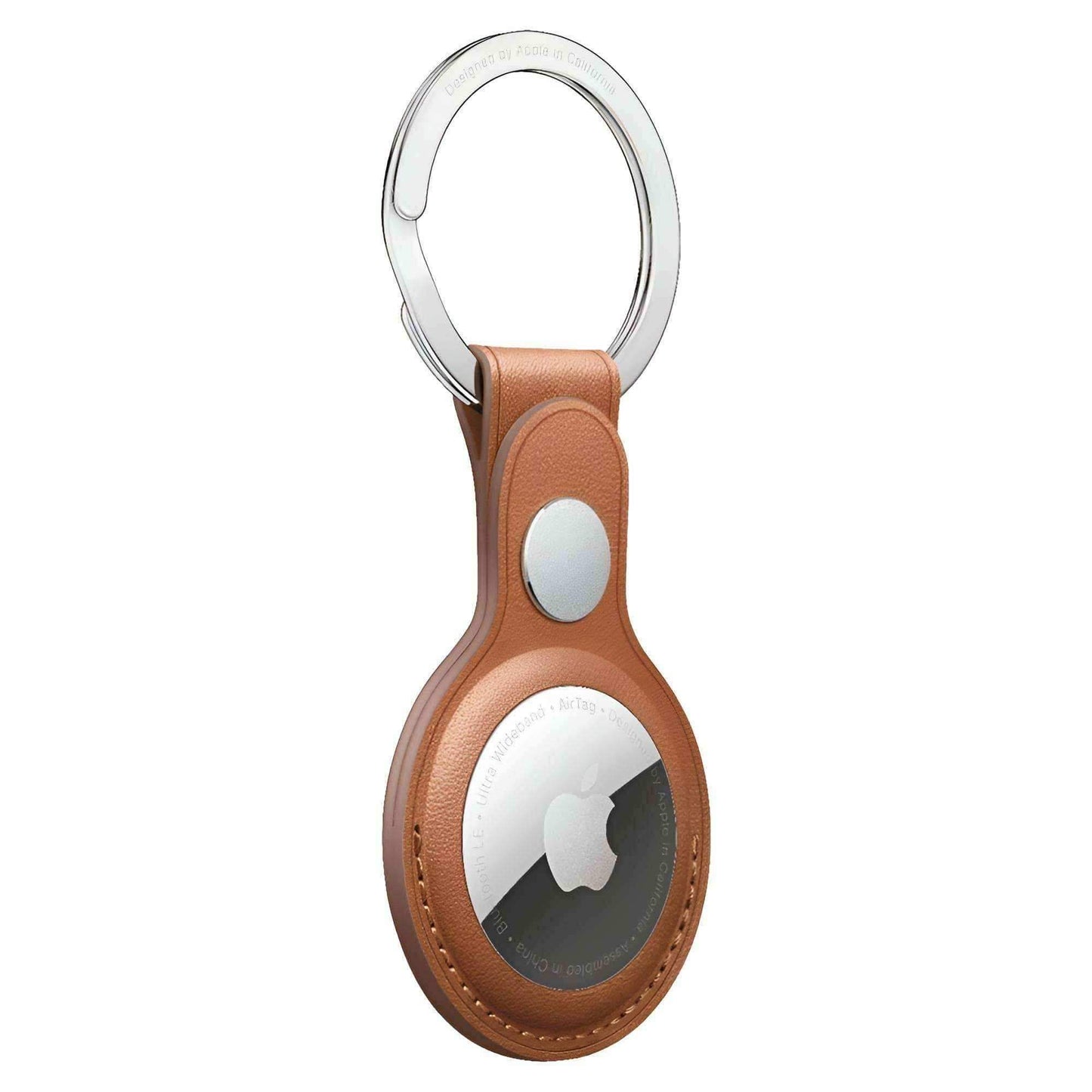 Apple AirTag Leather Key Ring - Pixel Zones