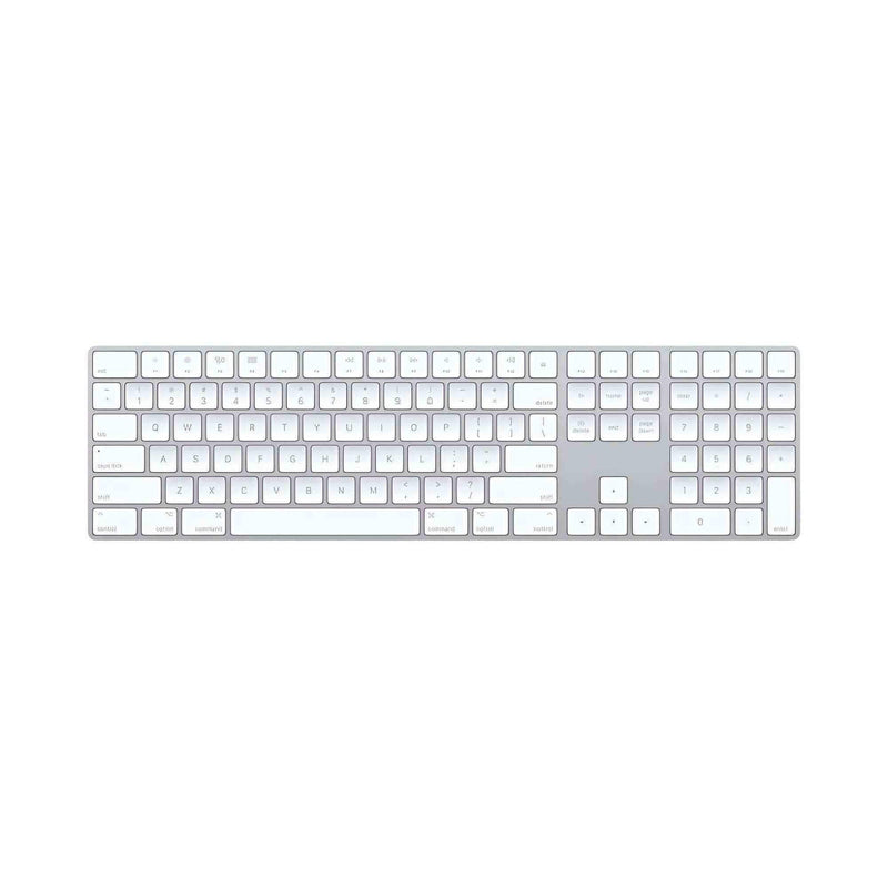 Apple Magic Keyboard with Numeric Keypad Silver/White - Pixel Zones