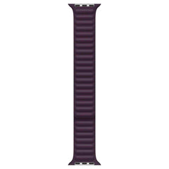 Apple Watch Band Leather Link 41mm Dark Cherry M/L - Pixel Zones