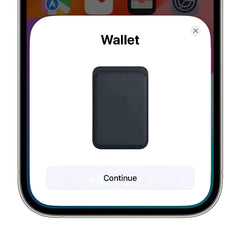 Apple iPhone Leather Wallet MagSafe and FindMy iPhone Orange - Pixel Zones