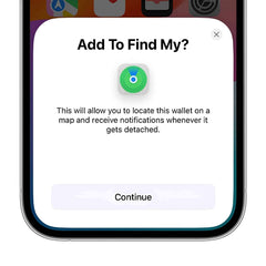 Apple iPhone Leather Wallet MagSafe and FindMy iPhone Orange - Pixel Zones