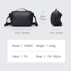 Mark Ryden AquaLite – Waterproof PU Leather Sling Bag for Modern Daily Use