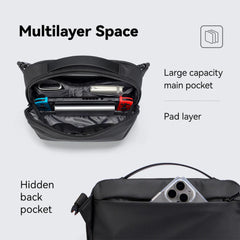 Mark Ryden AquaLite – Waterproof PU Leather Sling Bag for Modern Daily Use