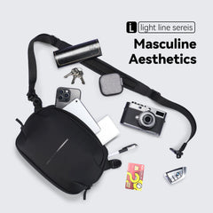 Mark Ryden AquaLite – Waterproof PU Leather Sling Bag for Modern Daily Use