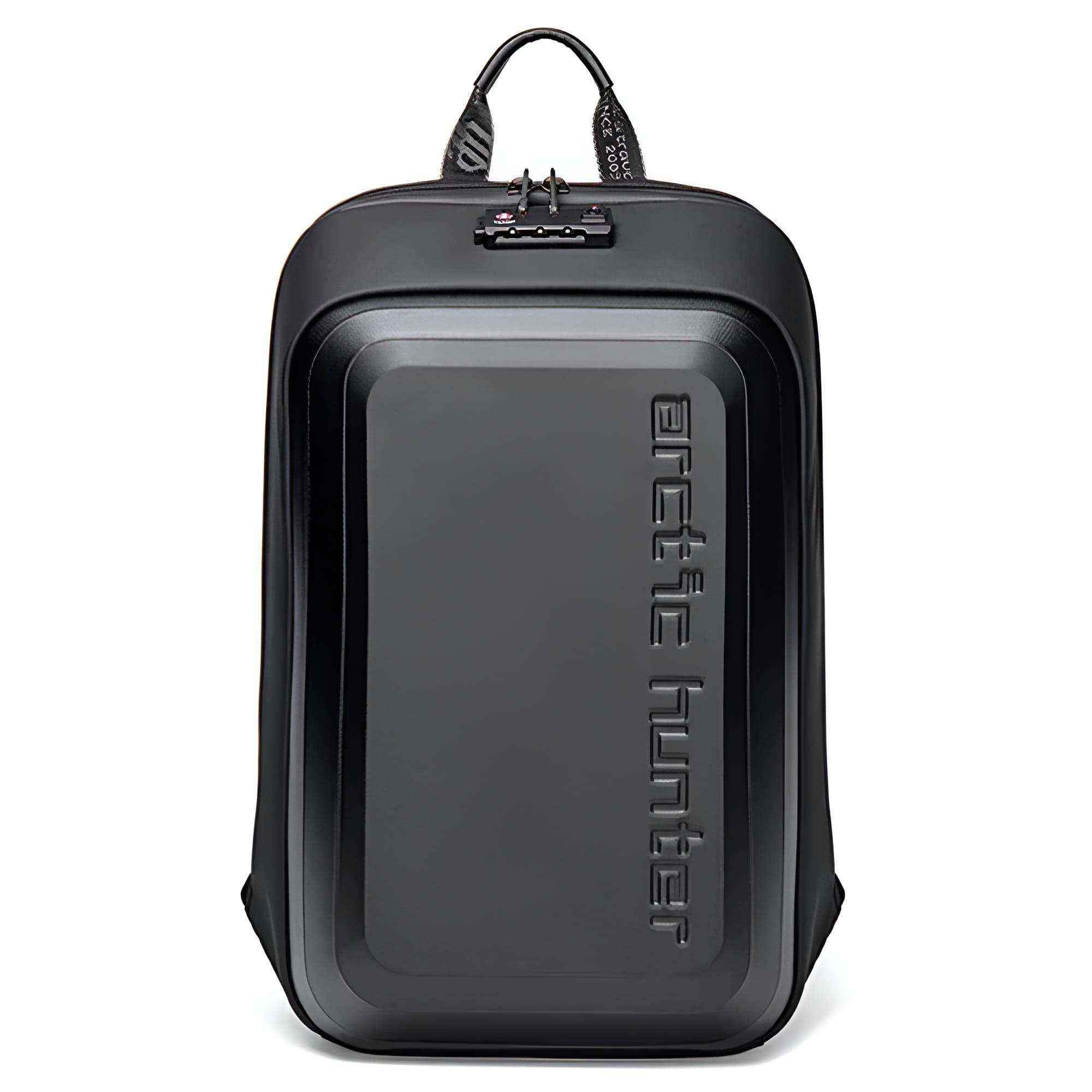 Arctic Hunter B00451 15.6 Hard Shell Anti Theft Laptop Backpack Pixel Zones