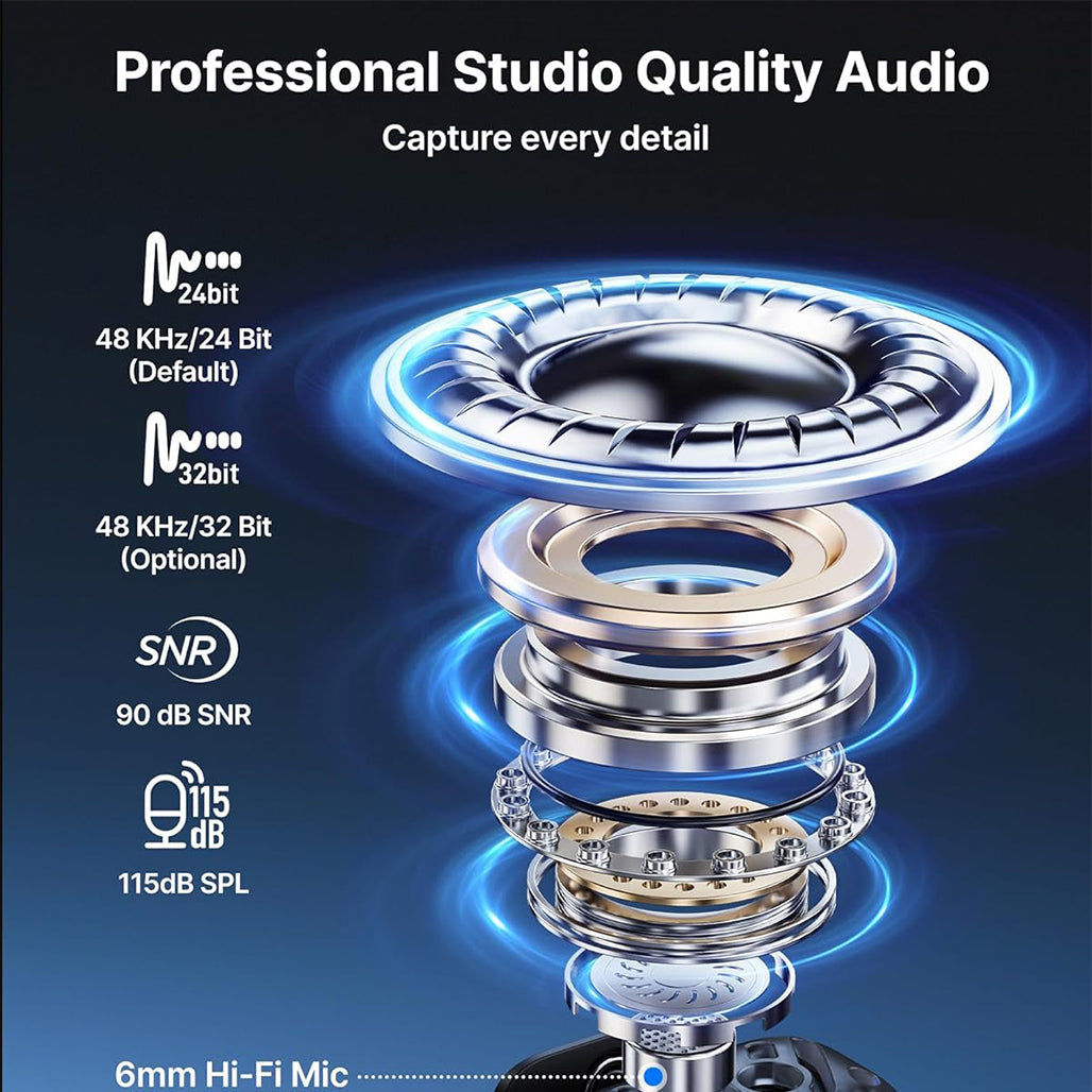 Boya BOYAMIC 2 - Upgraded 3-in-1 Compact Wireless Microphone