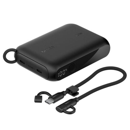 Belkin BoostCharge Power Bank 10K with Display - Black - BPB027HQBK