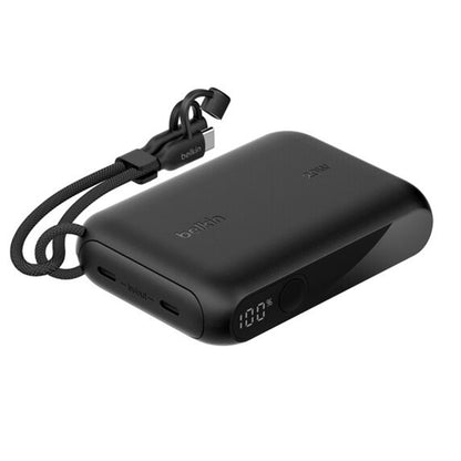 Belkin BoostCharge Power Bank 10K with Display - Black - BPB027HQBK