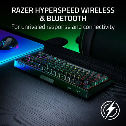 Razer BlackWidow V4 Tenkeyless HyperSpeed - Wireless Mechanical Gaming Keyboard