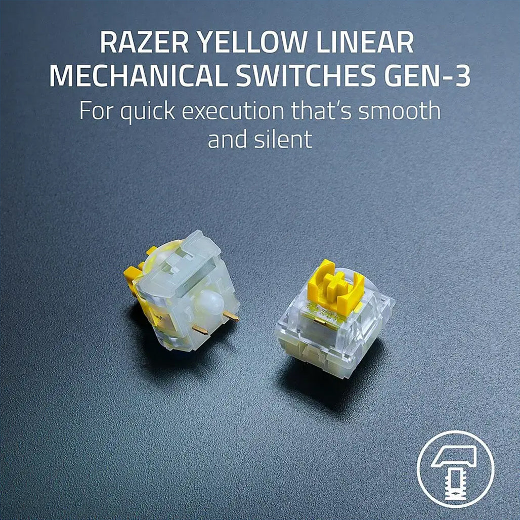 Razer BlackWidow V4 X Fortnite Edition Keyboard - Yellow Switch