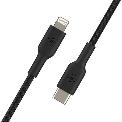 Belkin BoostCharge Braided USB-C to Lightning Cable - 2m / 6.6ft