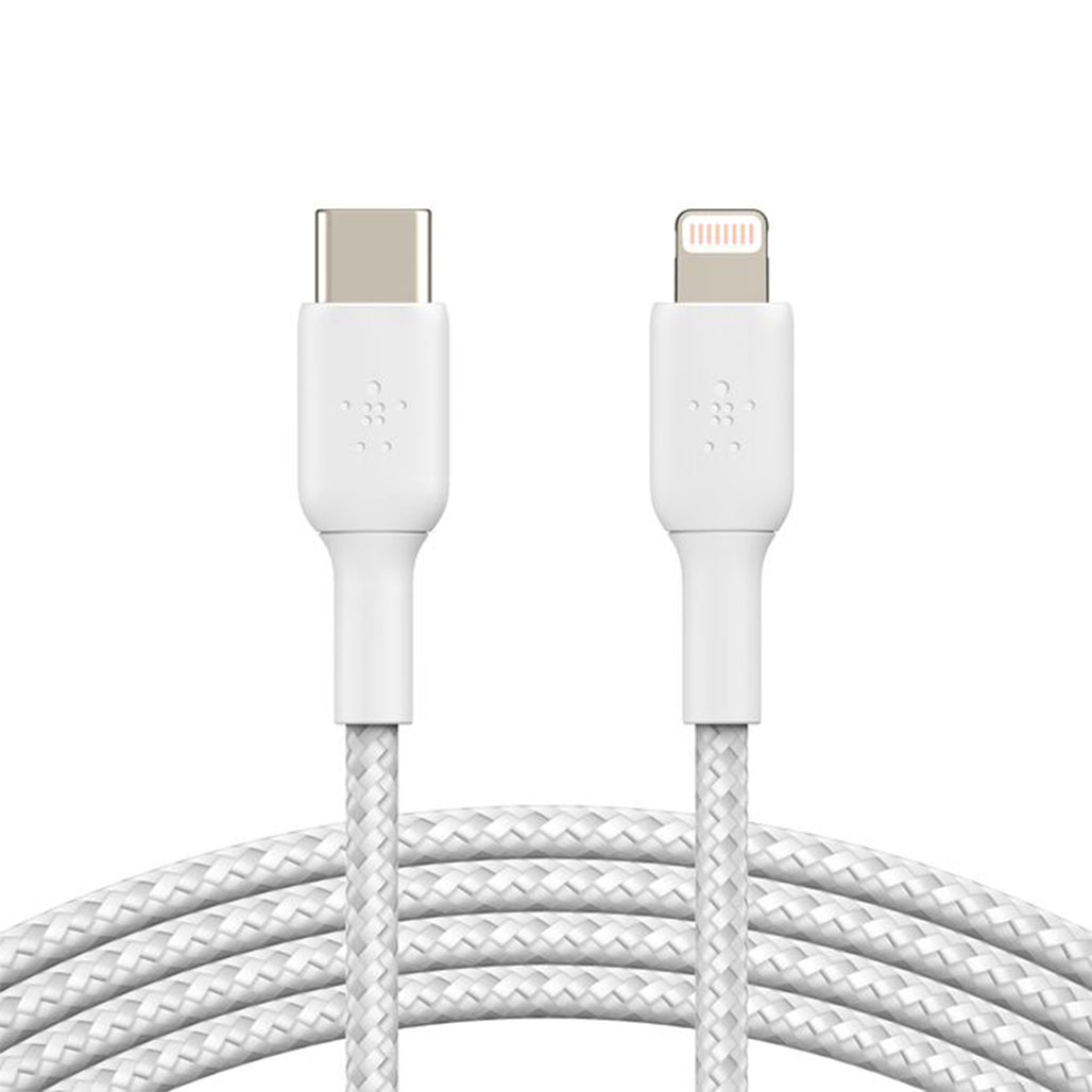 Belkin BoostCharge Braided USB-C to Lightning Cable - 2m / 6.6ft