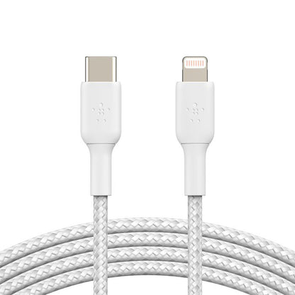 Belkin BoostCharge Braided USB-C to Lightning Cable - 2m / 6.6ft