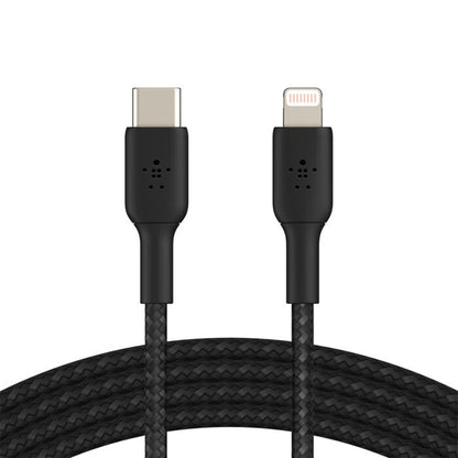 Belkin BoostCharge Braided USB-C to Lightning Cable - 2m / 6.6ft