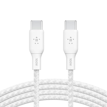 Belkin BoostCharge USB-C to USB-C Cable 100W - 9.8ft / 3 meters