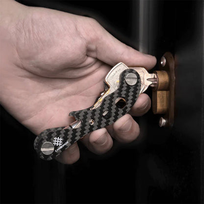 Carbonize PRO Carbon Fiber Key Organizer – Sleek, Modular, and Multi-Functional for 1–18 Keys
