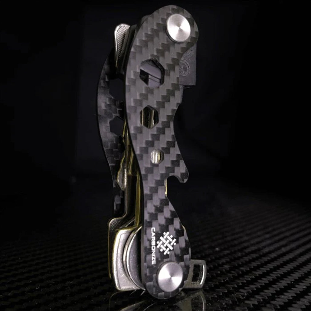 Carbonize PRO Carbon Fiber Key Organizer – Sleek, Modular, and Multi-Functional for 1–18 Keys