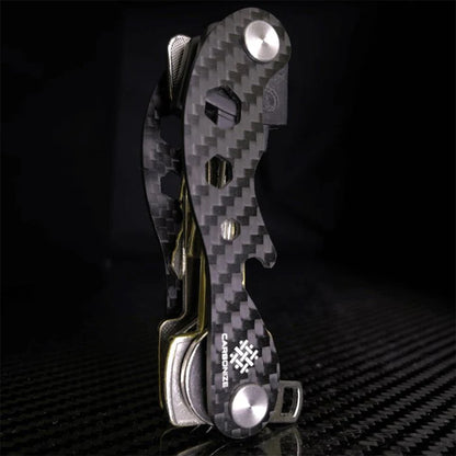 Carbonize PRO Carbon Fiber Key Organizer – Sleek, Modular, and Multi-Functional for 1–18 Keys