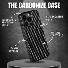 Carbonize 3K Twill Carbon Fiber Case for iPhone Series