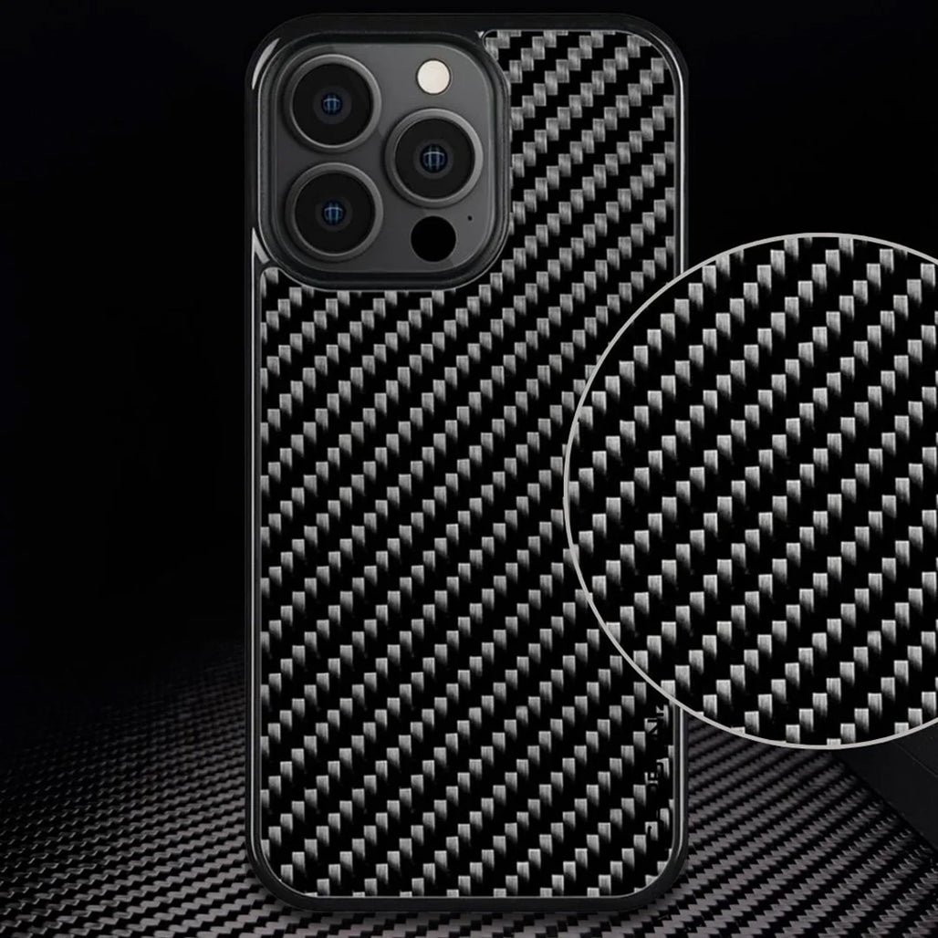 Carbonize 3K Twill Carbon Fiber Case - For iPhone 17 Pro Max / 17 Pro / iPhone Air / 16 Pro Max / 16 Pro / 16 / 15 Pro Max / 15 Pro / 15 / 14 Pro Max / 14 Pro / 14 / 13 Pro Max / 13 Pro / 13 / 12 Pro