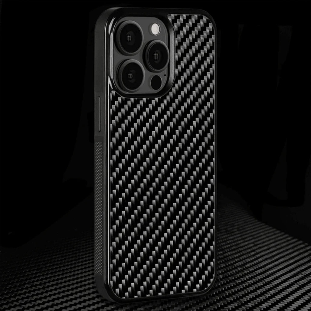 Carbonize 3K Twill Carbon Fiber Case - For iPhone 17 Pro Max / 17 Pro / iPhone Air / 16 Pro Max / 16 Pro / 16 / 15 Pro Max / 15 Pro / 15 / 14 Pro Max / 14 Pro / 14 / 13 Pro Max / 13 Pro / 13 / 12 Pro