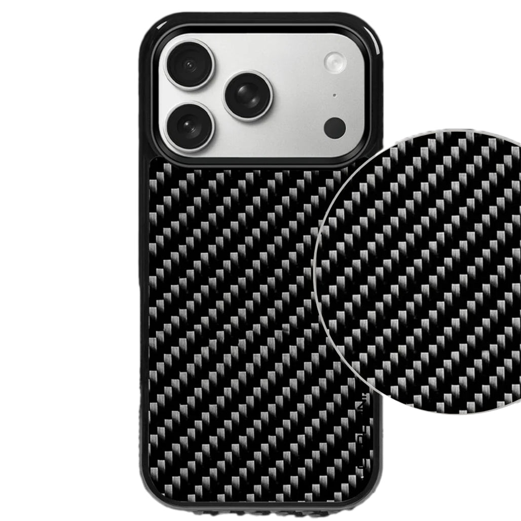 Carbonize 3K Twill Carbon Fiber Case - For iPhone 17 Pro Max / 17 Pro / iPhone Air / 16 Pro Max / 16 Pro / 16 / 15 Pro Max / 15 Pro / 15 / 14 Pro Max / 14 Pro / 14 / 13 Pro Max / 13 Pro / 13 / 12 Pro