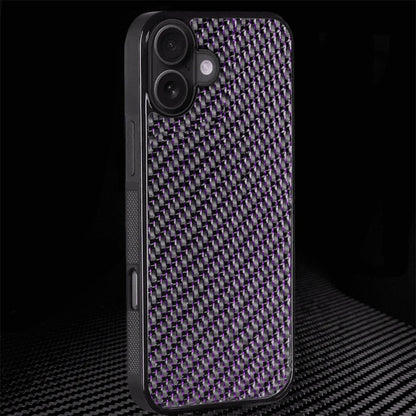 Carbonize 3K Twill Purple Carbon Fiber Case – MagSafe Compatible - For iPhone 16 Pro Max / 16 Pro / 16 / 15 Pro Max / 15 Pro