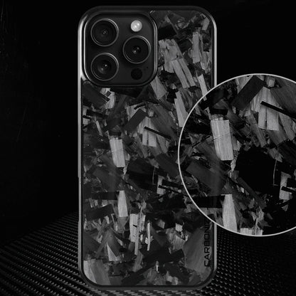 Carbonize Big Flake Forged Carbon Fiber Cover Series – For iPhone 17 Pro Max / 17 Pro / iPhone Air / 16 Pro Max / 16 Pro / 16 / 15 Pro Max