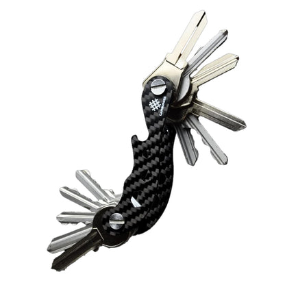 Carbonize PRO Carbon Fiber Key Organizer – Sleek, Modular, and Multi-Functional for 1–18 Keys