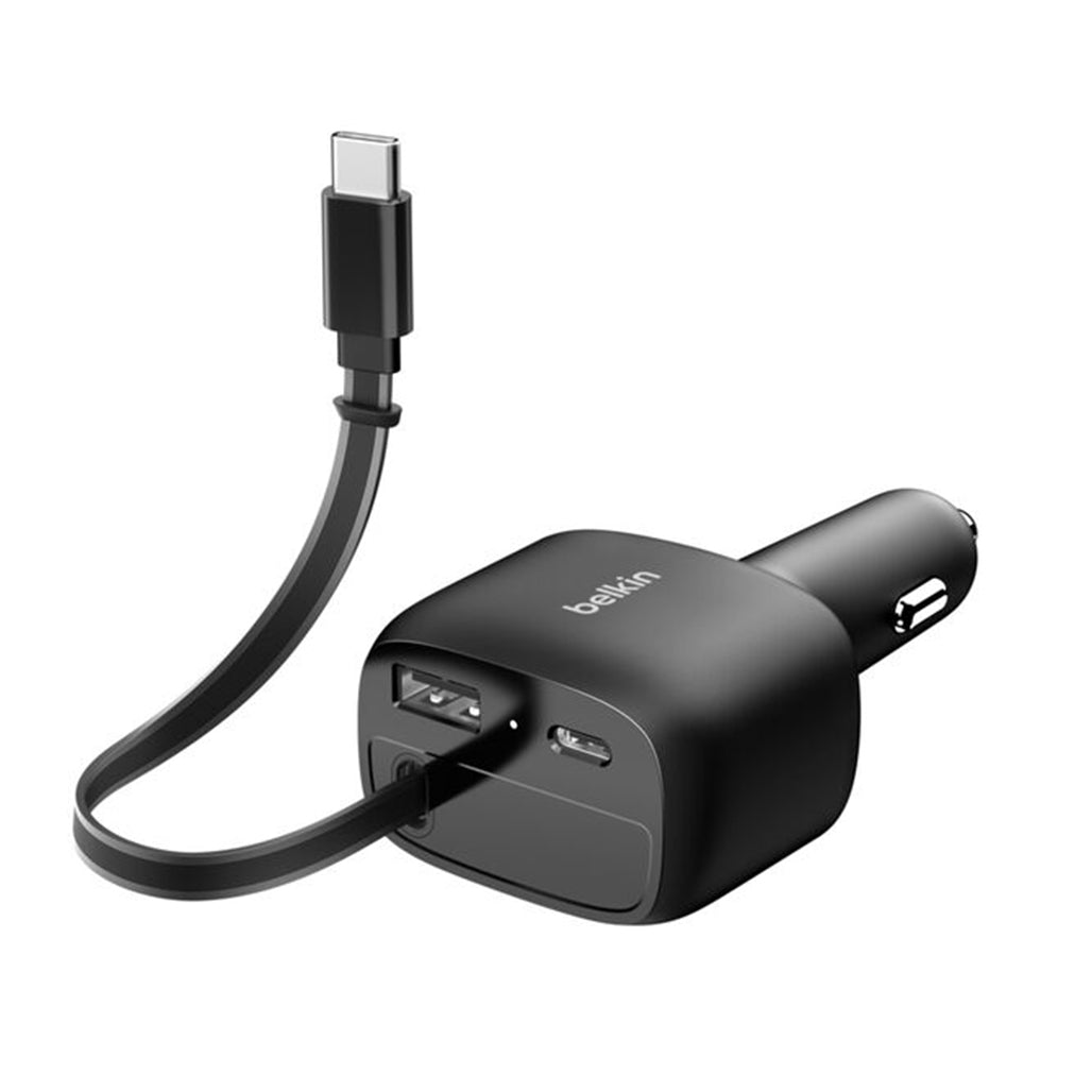 Belkin BoostCharge Retractable Car Charger 75W