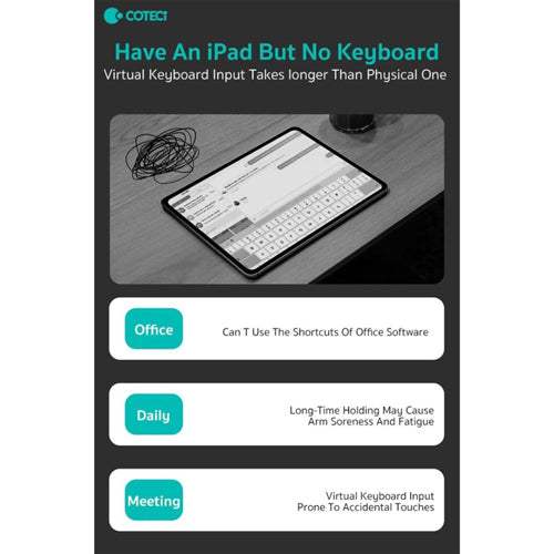 COTECi Folding Bluetooth Keyboard with TouchPad – OF-032