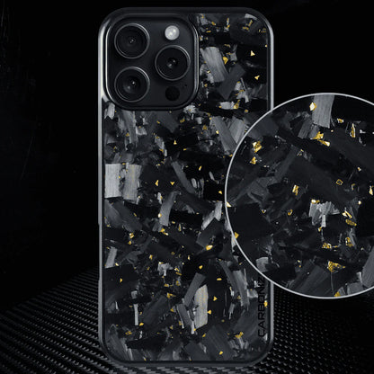 Carbonize Big Flake Forged Carbon Fiber Cover Series – For iPhone 17 Pro Max / 17 Pro / iPhone Air / 16 Pro Max / 16 Pro / 16 / 15 Pro Max