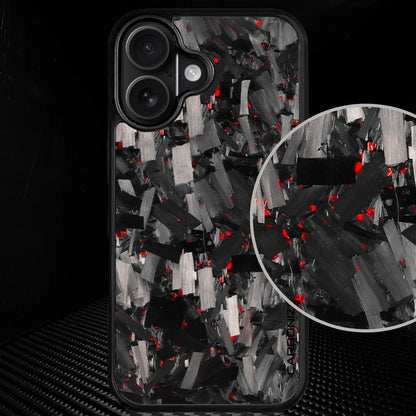 Carbonize Big Flake Forged Carbon Fiber Cover Series – For iPhone 17 Pro Max / 17 Pro / iPhone Air / 16 Pro Max / 16 Pro / 16 / 15 Pro Max