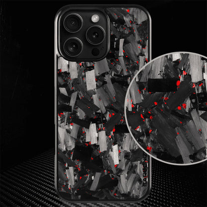 Carbonize Big Flake Forged Carbon Fiber Cover Series – For iPhone 17 Pro Max / 17 Pro / iPhone Air / 16 Pro Max / 16 Pro / 16 / 15 Pro Max