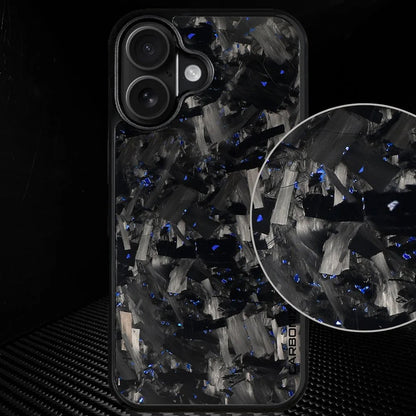 Carbonize Big Flake Forged Carbon Fiber Cover Series – For iPhone 17 Pro Max / 17 Pro / iPhone Air / 16 Pro Max / 16 Pro / 16 / 15 Pro Max