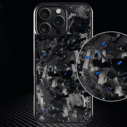Carbonize Big Flake Forged Carbon Fiber Cover Series – For iPhone 17 Pro Max / 17 Pro / iPhone Air / 16 Pro Max / 16 Pro / 16 / 15 Pro Max