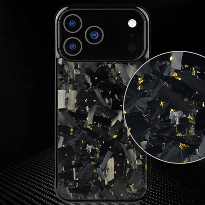 Carbonize Big Flake Forged Carbon Fiber Cover Series – For iPhone 17 Pro Max / 17 Pro / iPhone Air / 16 Pro Max / 16 Pro / 16 / 15 Pro Max