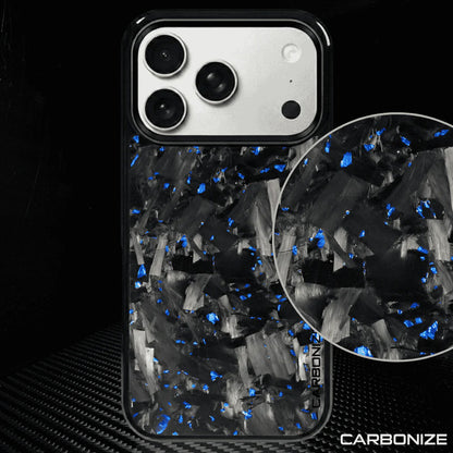 Carbonize Big Flake Forged Carbon Fiber Cover Series – For iPhone 17 Pro Max / 17 Pro / iPhone Air / 16 Pro Max / 16 Pro / 16 / 15 Pro Max