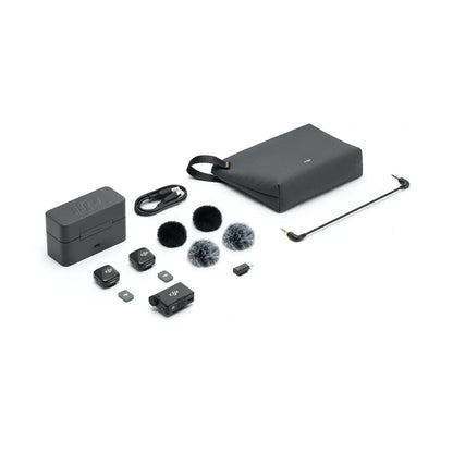 DJI Mic Mini (2 TX + 1 RX + Charging Case) – Compact Wireless Microphone System