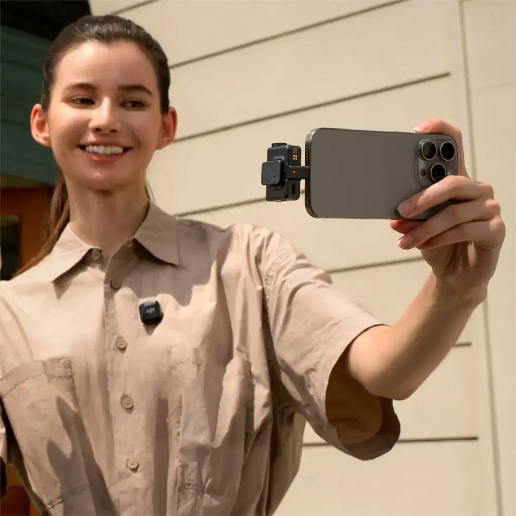 DJI Mic Mini (2 TX + 1 RX + Charging Case) – Compact Wireless Microphone System