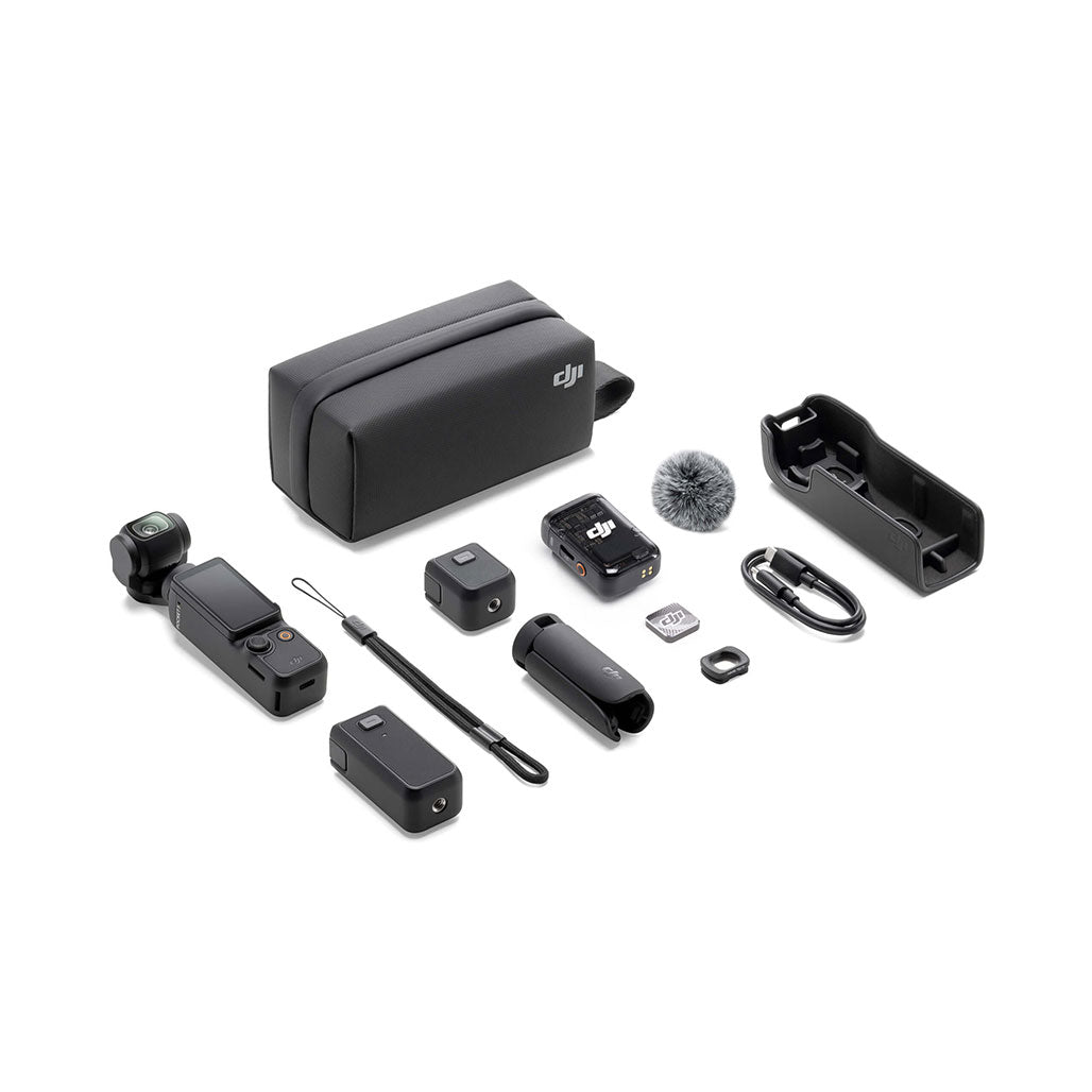 DJI Osmo Pocket 3 Creator Combo – All-In-One 4K/120fps Handheld Camera Kit