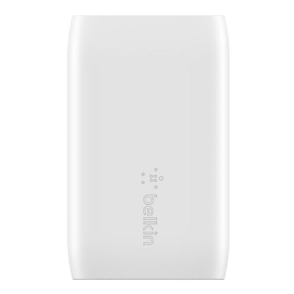 Belkin BoostCharge Dual Wall Charger with PPS 37W (White) - WCB007dqWH