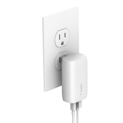 Belkin BoostCharge Dual Wall Charger with PPS 37W (White) - WCB007dqWH