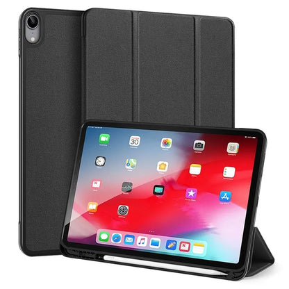 DuxDucis Domo Series Case for iPad Air 11 (2024/2025) / iPad Air 4/5 10.9 – With Apple Pencil Holder & Auto Sleep/Wake