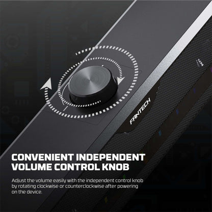 Fantech GS303 Groove Bar Dual Mode Gaming Speaker – RGB Lighting & Bluetooth 5.3