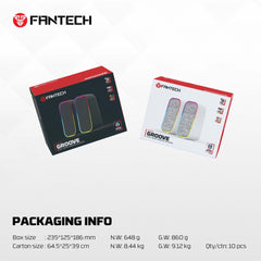 Fantech GS304 Groove Dual Mode RGB Speaker – Wired & Bluetooth 5.3 Desktop Audio