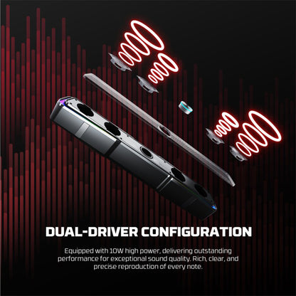 Fantech GS305 Bluetooth 5.3 Soundbar Gaming Speaker – RGB Lighting & Deep Bass