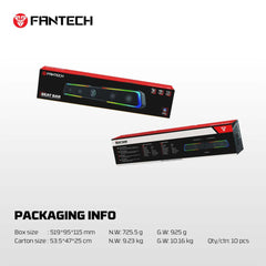 Fantech GS305 Bluetooth 5.3 Soundbar Gaming Speaker – RGB Lighting & Deep Bass