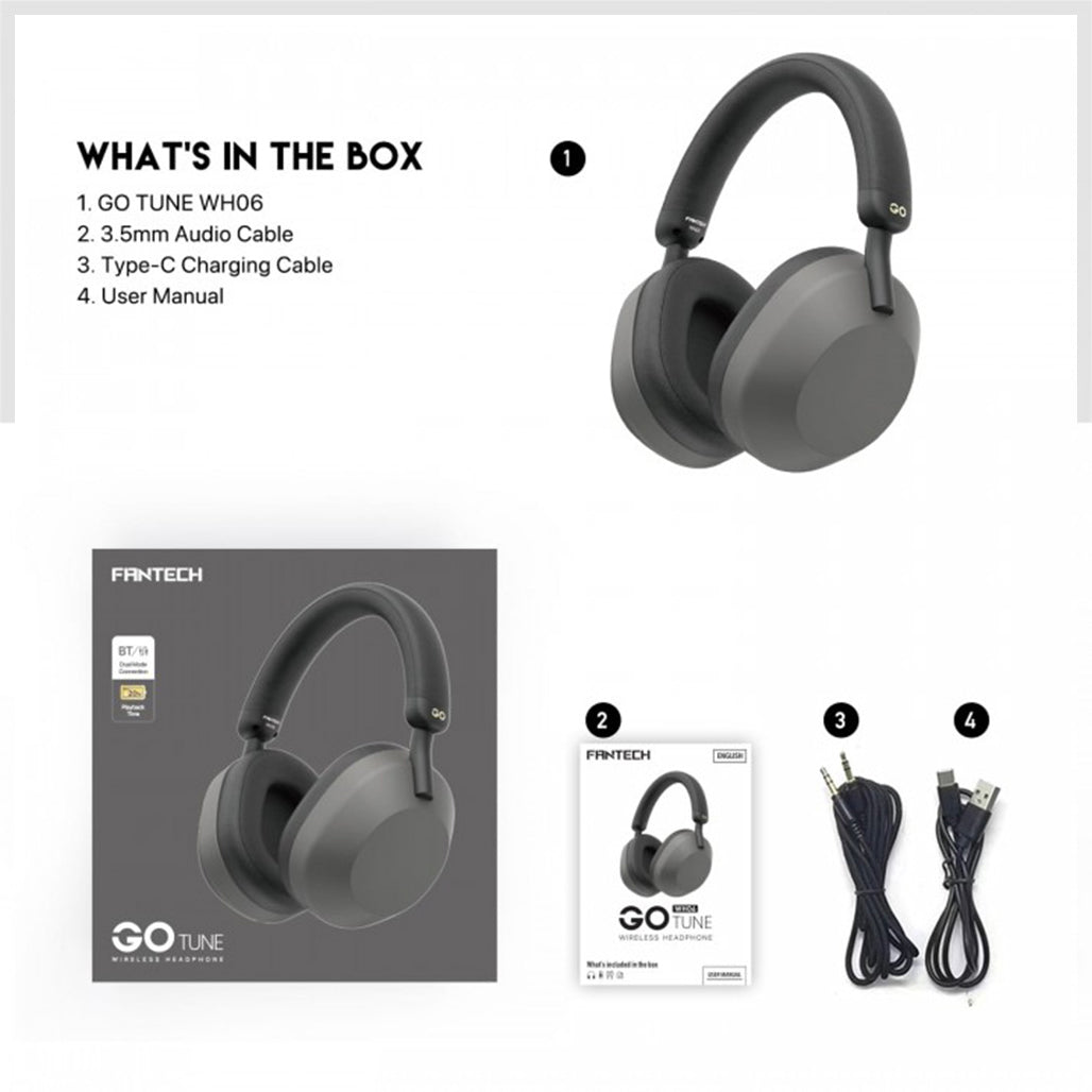 Fantech WH06 GO Tune | Wireless Headset