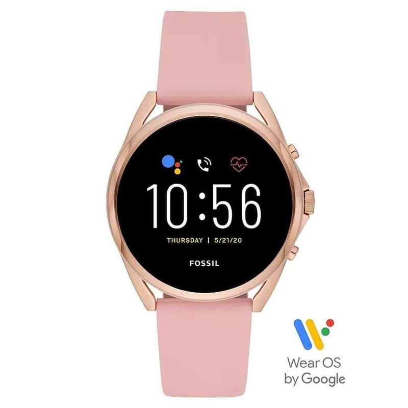 Fossil Gen 5 LTE Smartwatch Blush Silicone - Pixel Zones